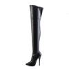 Devious - DOMINA3000 Overknee Laarzen - Paaldans schoenen - Zwart Product image